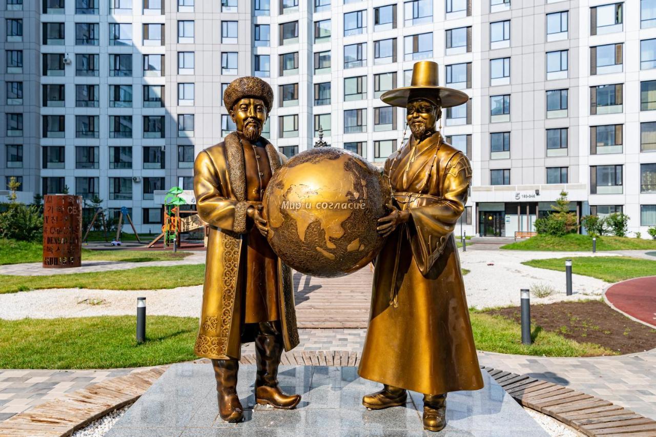 Bi-City Seoul Компактная 2-Комнатная Дизайнерская Akmola Esterno foto